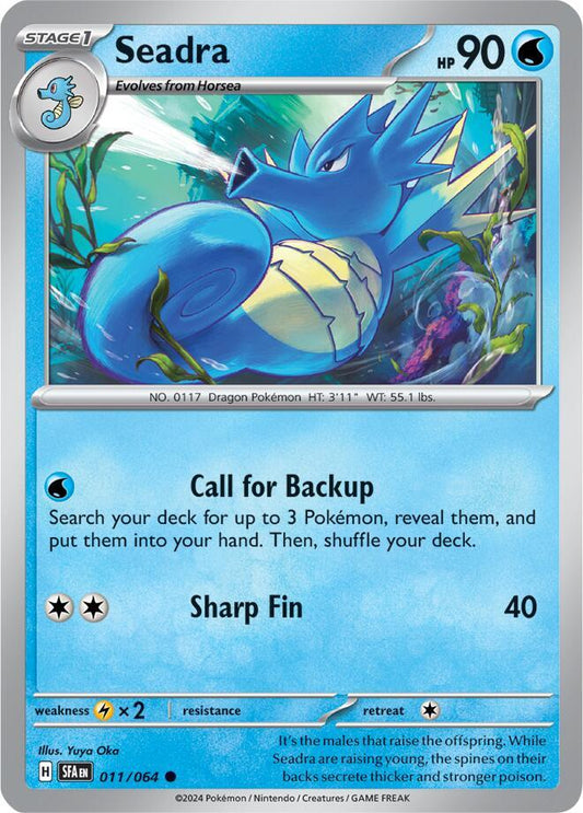 Seadra - 011/064 Common SV: Shrouded Fable