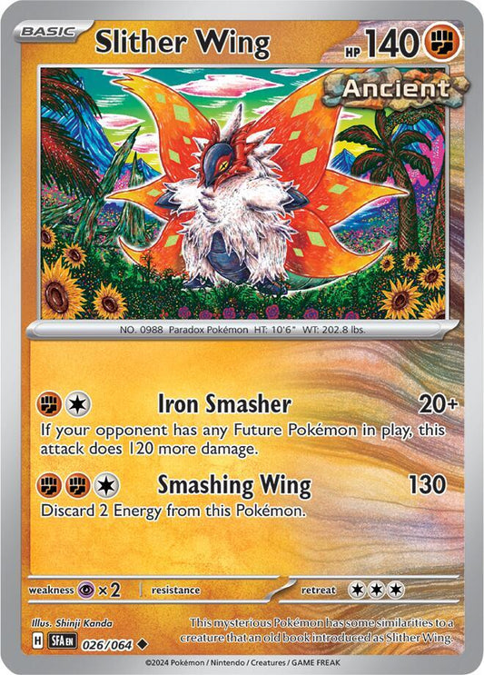Slither Wing 026/064 Uncommon Shrouded Fable Pokémon card