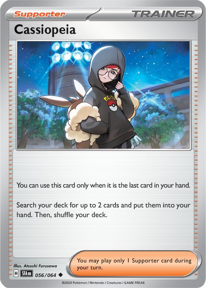 Cassiopeia - 056/064 056/064 Uncommon Shrouded Fable Pokémon card