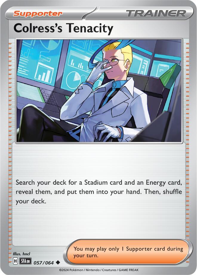 Colress's Tenacity - 057/064 057/064 Uncommon Shrouded Fable Pokémon card