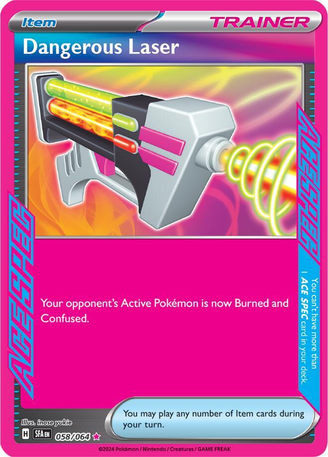 Dangerous Laser - 058/064 ACE SPEC Rare SV: Shrouded Fable