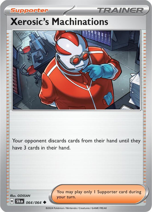 Xerosic's Machinations - 064/064 064/064 Uncommon Shrouded Fable Pokémon card