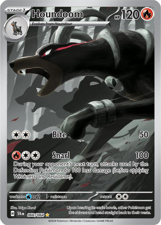 Houndoom - 066/064 066/064 Illustration Rare Shrouded Fable Pokémon card