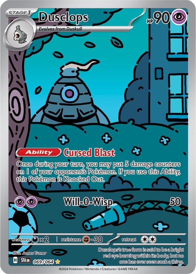 Dusclops - 069/064 Illustration Rare SV: Shrouded Fable