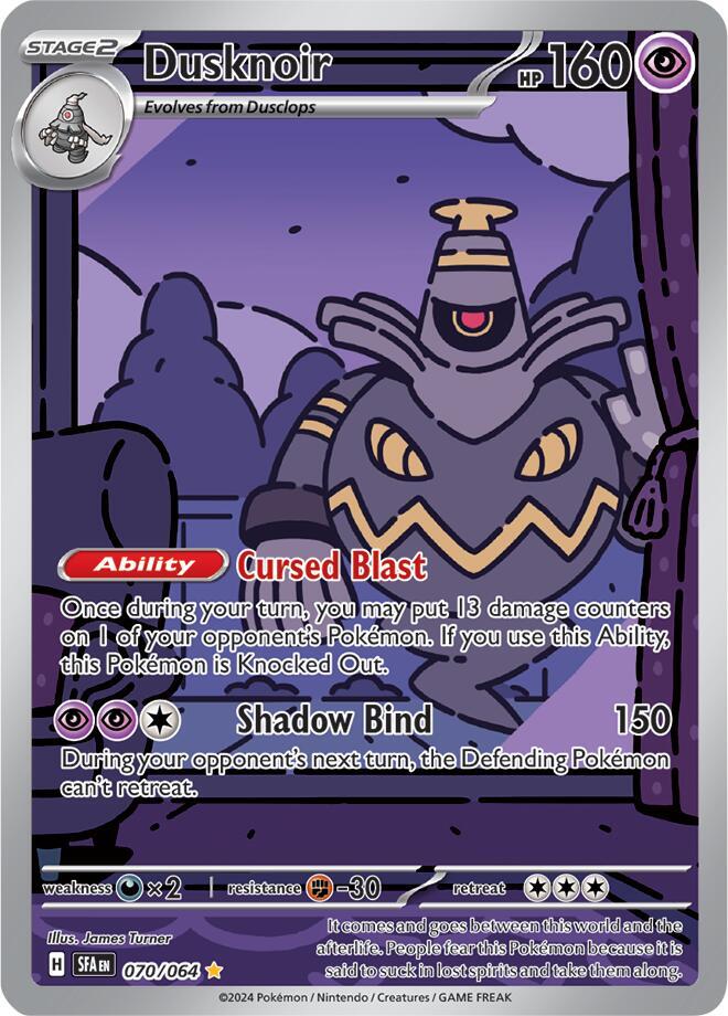 Dusknoir - 070/064 070/064 Illustration Rare Shrouded Fable Pokémon card