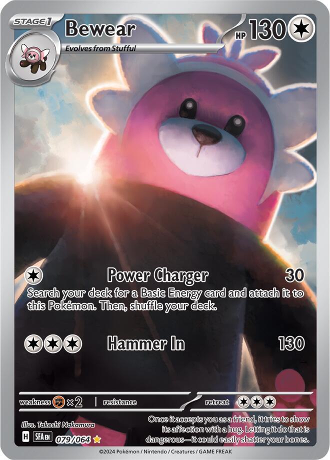 Bewear - 079/064 079/064 Illustration Rare Shrouded Fable Pokémon card