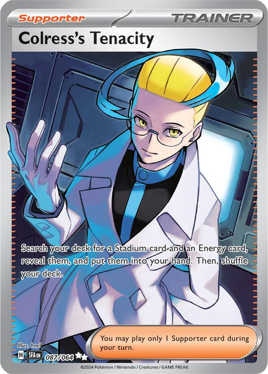 Colress's Tenacity - 087/064 087/064 Ultra Rare Shrouded Fable Pokémon card
