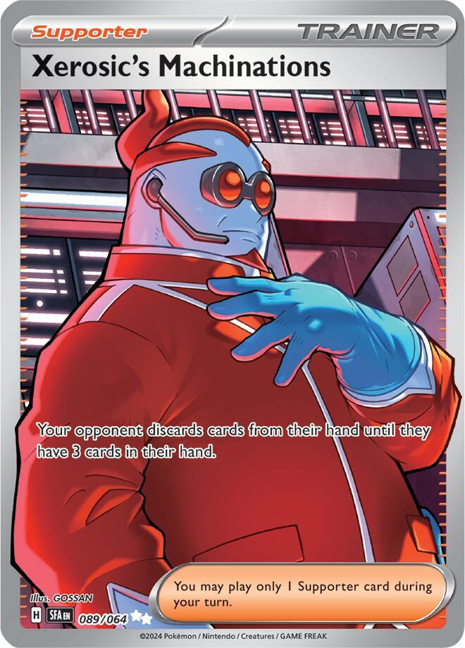 Xerosic's Machinations - 089/064 Ultra Rare SV: Shrouded Fable