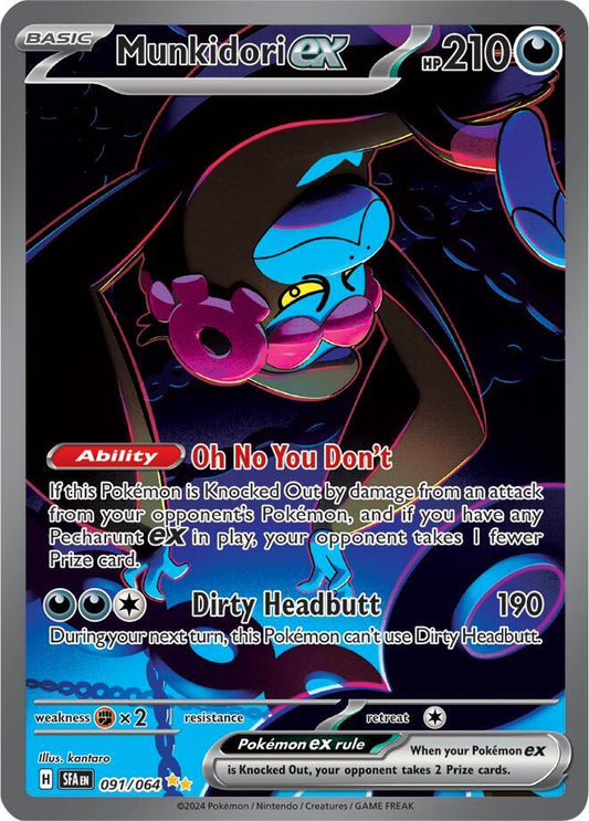 Munkidori ex - 091/064 091/064 Special Illustration Rare Shrouded Fable Pokémon card
