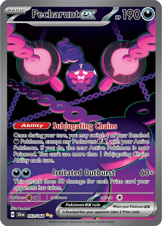 Pecharunt ex - 093/064 093/064 Special Illustration Rare Shrouded Fable Pokémon card