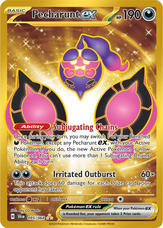 Pecharunt ex - 095/064 095/064 Hyper Rare Shrouded Fable Pokémon card