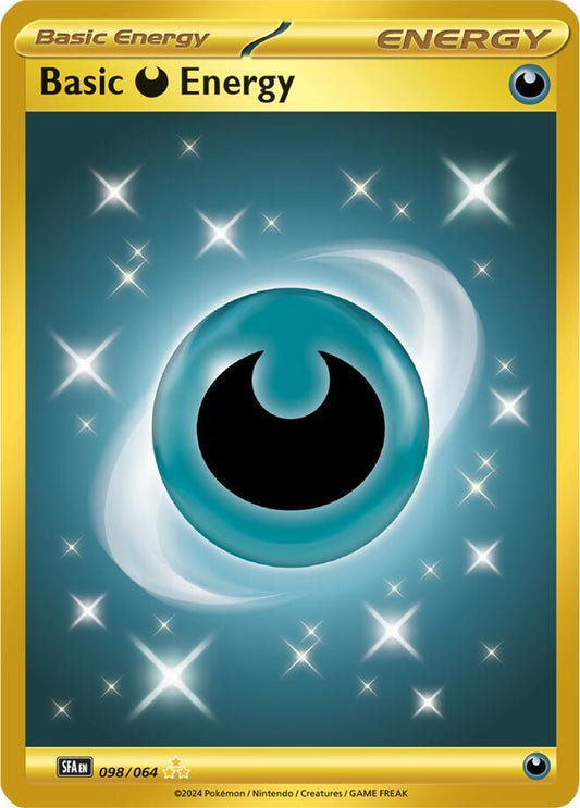 Basic Darkness Energy 098/064 Hyper Rare Shrouded Fable Pokémon card