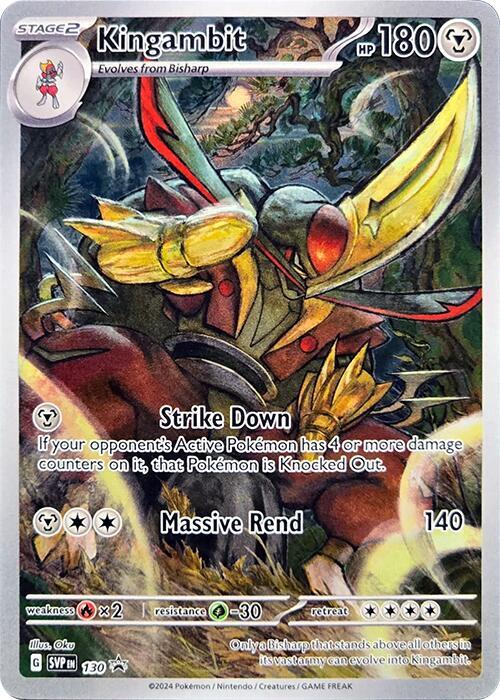 Kingambit - 130 130 Promo Scarlet & Violet Promo Cards Pokémon card