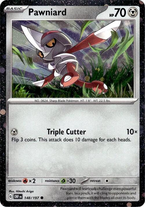 Pawniard - 148/197 (Cosmos Holo) 148/197 Promo Miscellaneous Cards & Products Pokémon card