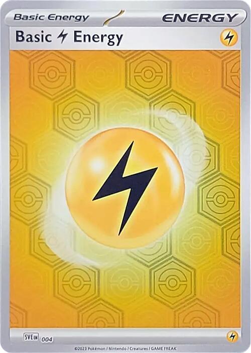Basic Lightning Energy - 4 Common SV: Shrouded Fable