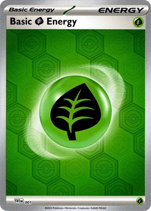 Basic Grass Energy 1 Common Shrouded Fable Pokémon card