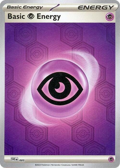 Basic Psychic Energy 5 Common Shrouded Fable Pokémon card