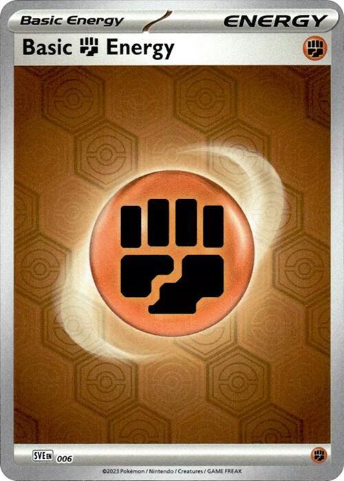 Basic Fighting Energy 6 Common Shrouded Fable Pokémon card