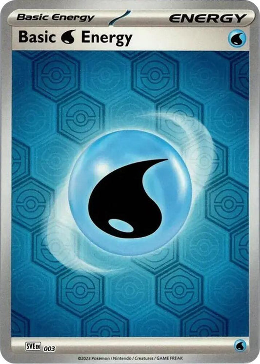 Basic Water Energy 3 Common Shrouded Fable Pokémon card