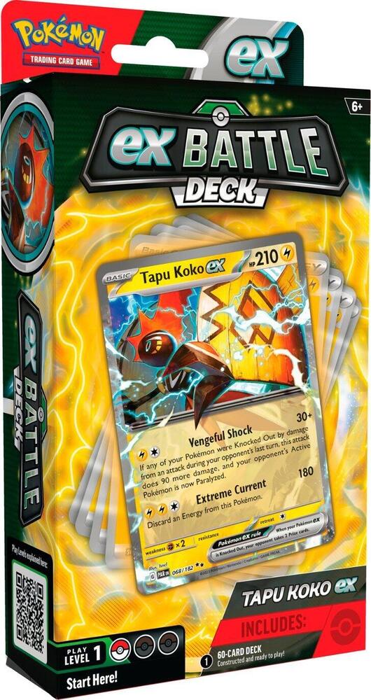 ex Battle Deck [Tapu Koko ex] Miscellaneous Cards & Products Pokémon card
