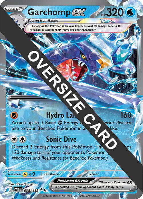 Garchomp ex - 038/182 Promo Jumbo Cards