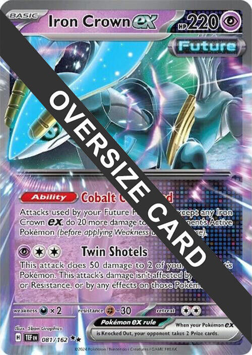 Iron Crown ex - 081/162 081/162 Promo Jumbo Cards Pokémon card