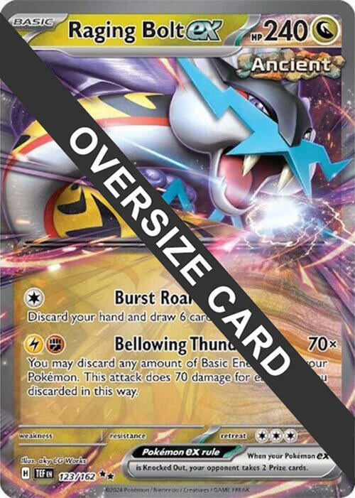 Raging Bolt ex - 123/162 Promo Jumbo Cards