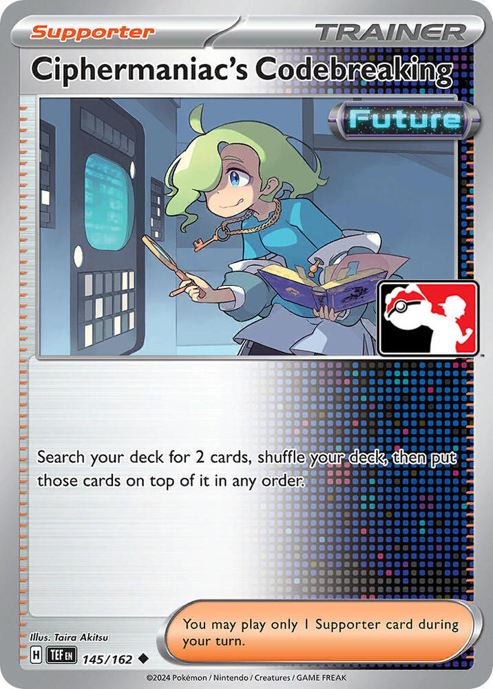 Ciphermaniac's Codebreaking - 145/162 145/162 Uncommon Prize Pack Series Cards Pokémon card