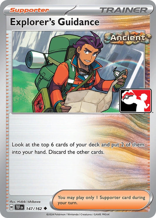 Explorer's Guidance 147/162 Uncommon Prize Pack Series Cards Pokémon card