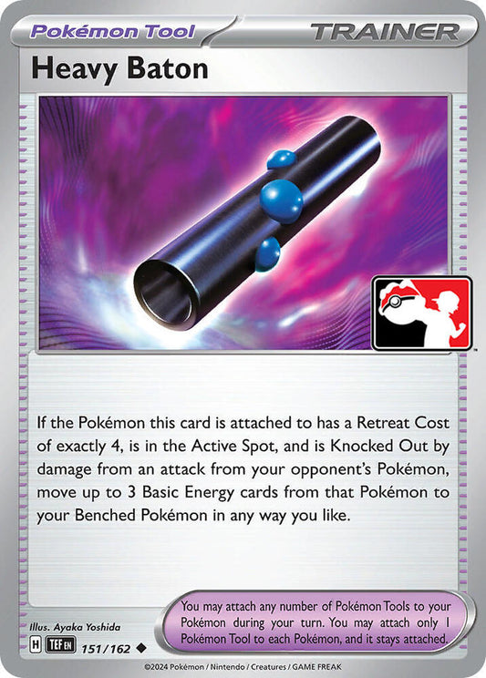 Heavy Baton 151/162 Uncommon Prize Pack Series Cards Pokémon card