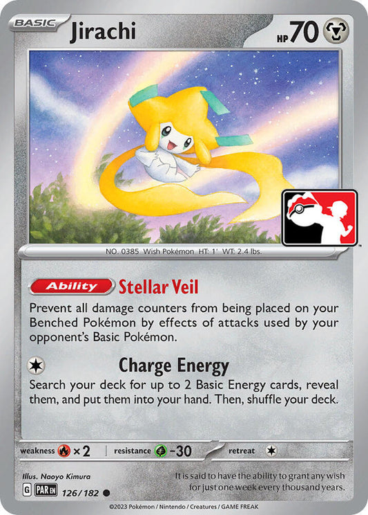 Jirachi 126/182 Common Prize Pack Series Cards Pokémon card