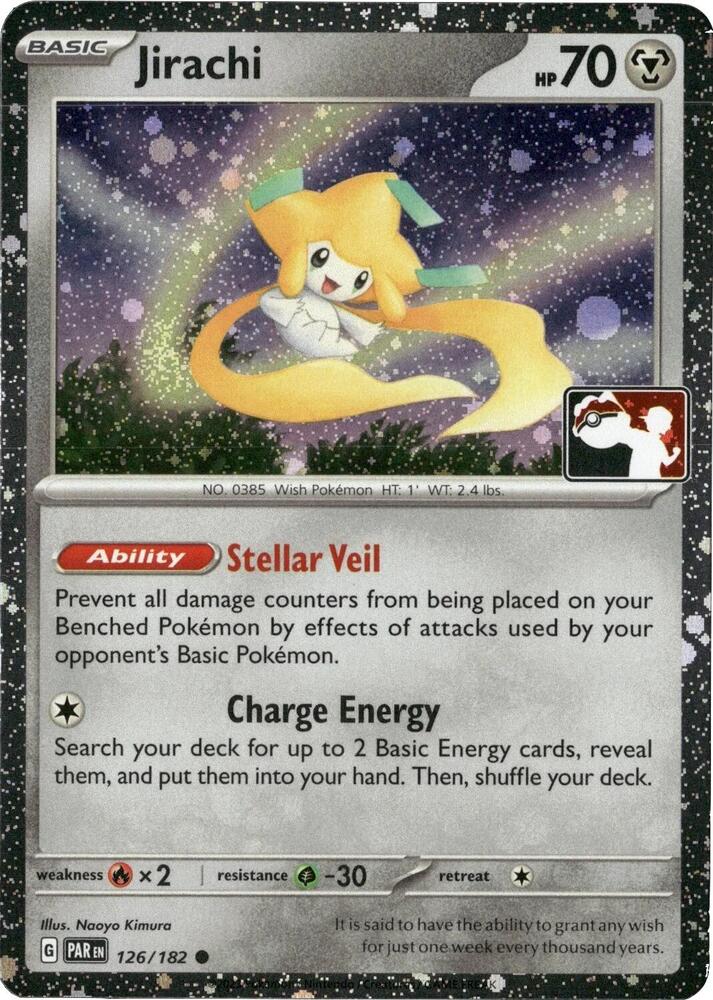 Jirachi - 126/182 (Cosmos Holo) 126/182 Common Prize Pack Series Cards Pokémon card