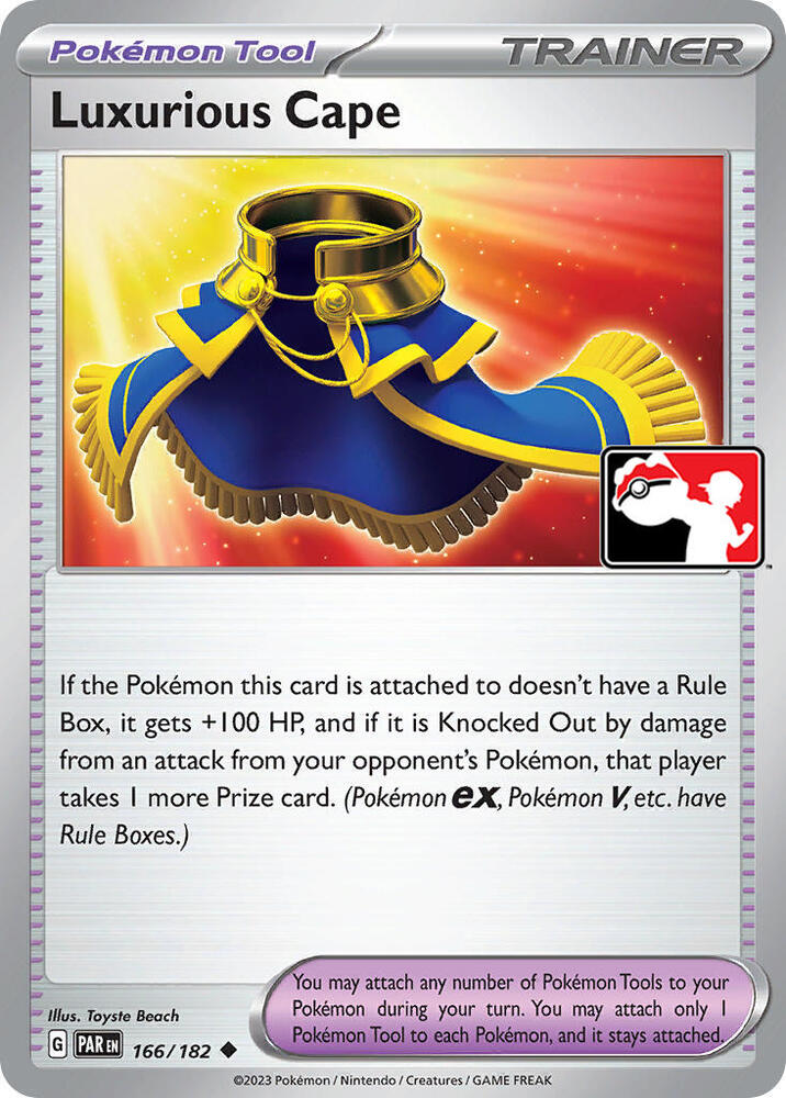 Luxurious Cape - 166/182 166/182 Uncommon Prize Pack Series Cards Pokémon card