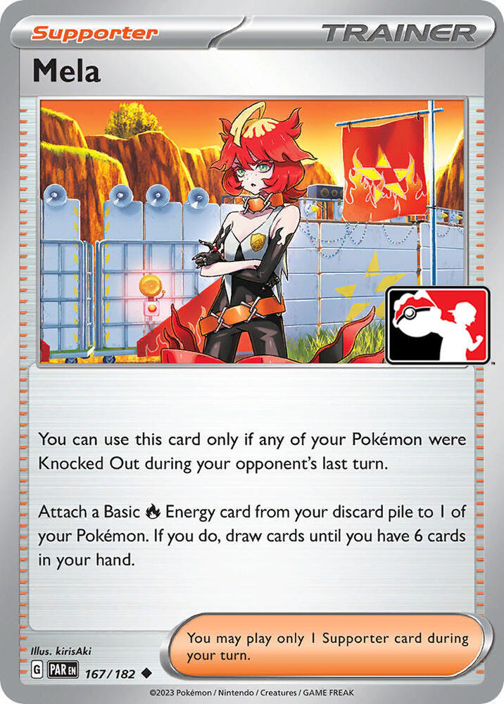 Mela - 167/182 167/182 Uncommon Prize Pack Series Cards Pokémon card