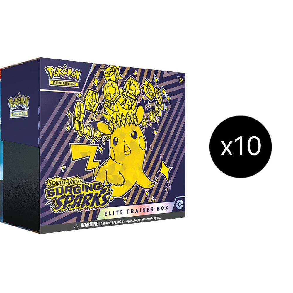Surging Sparks Elite Trainer Box Case Pokémon card