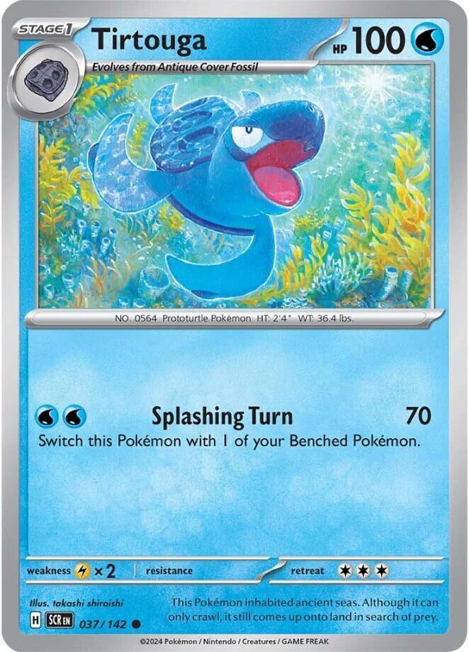 Tirtouga 037/142 Common Stellar Crown Pokémon card