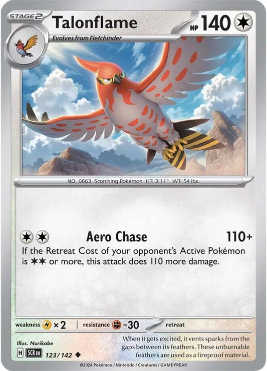 Talonflame - 123/142 Uncommon SV07: Stellar Crown