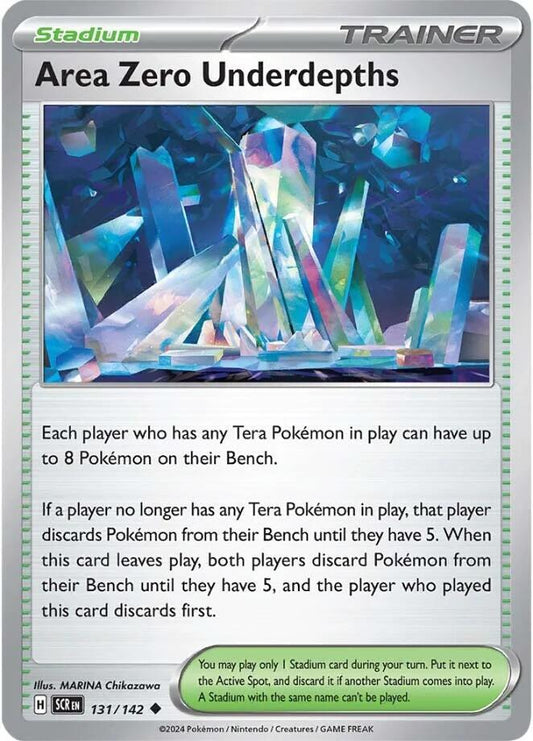 Area Zero Underdepths - 131/142 Uncommon SV07: Stellar Crown