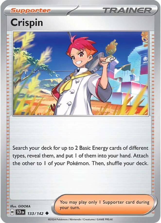 Crispin - 133/142 133/142 Uncommon Stellar Crown Pokémon card