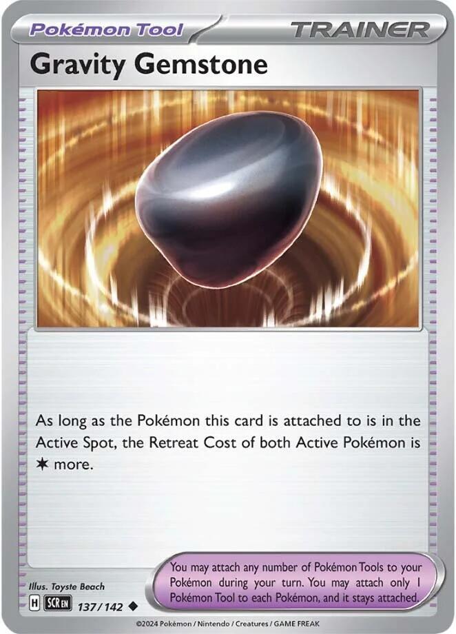 Gravity Gemstone 137/142 Uncommon Stellar Crown Pokémon card