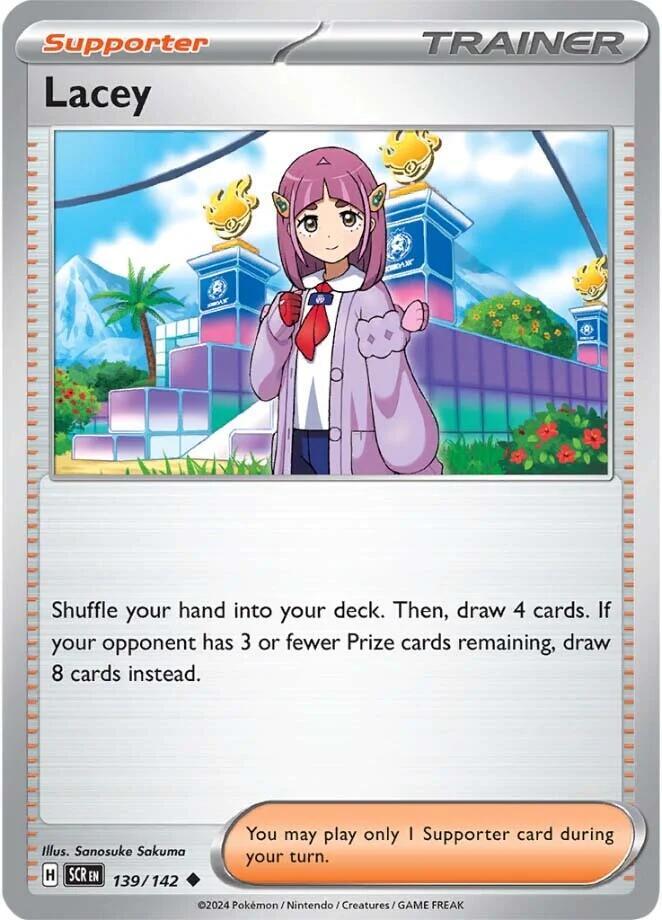Lacey - 139/142 139/142 Uncommon Stellar Crown Pokémon card