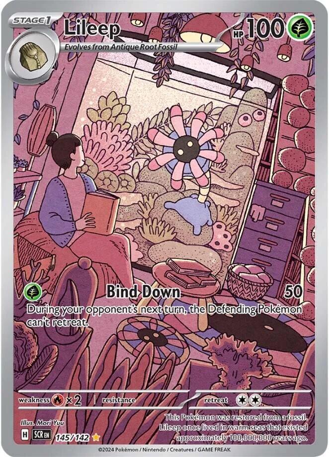 Lileep - 145/142 145/142 Illustration Rare Stellar Crown Pokémon card