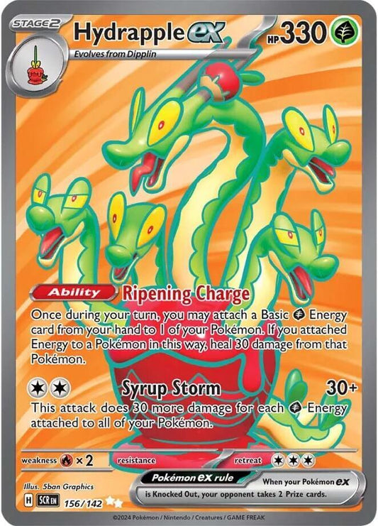 Hydrapple ex - 156/142 156/142 Ultra Rare Stellar Crown Pokémon card