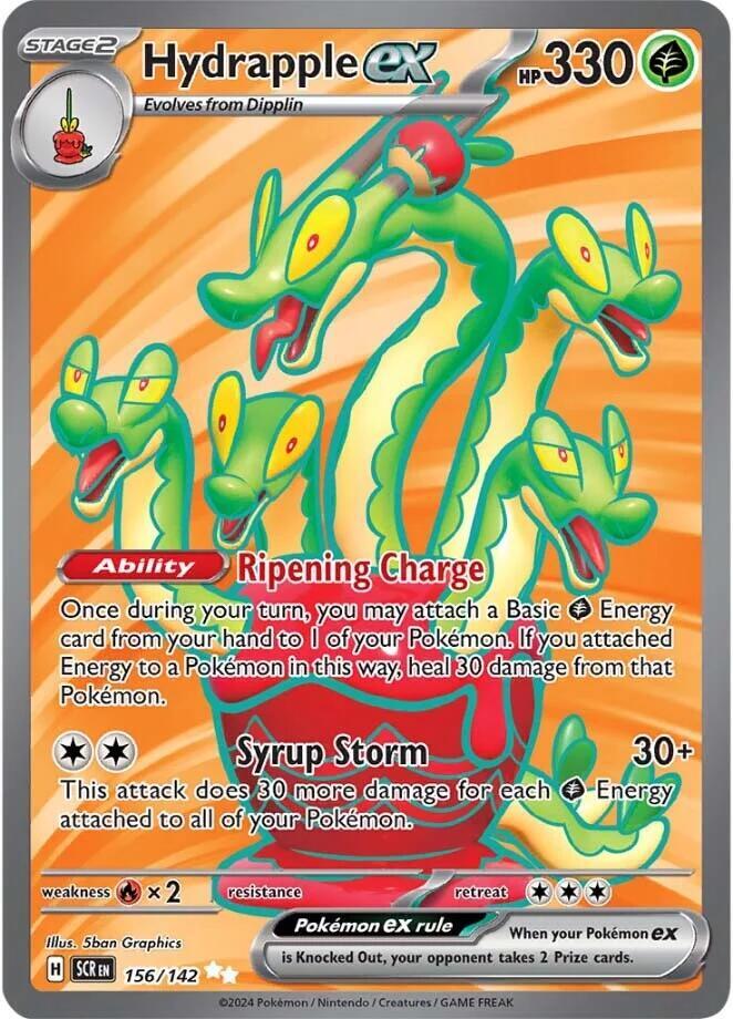 Hydrapple ex - 156/142 156/142 Ultra Rare Stellar Crown Pokémon card