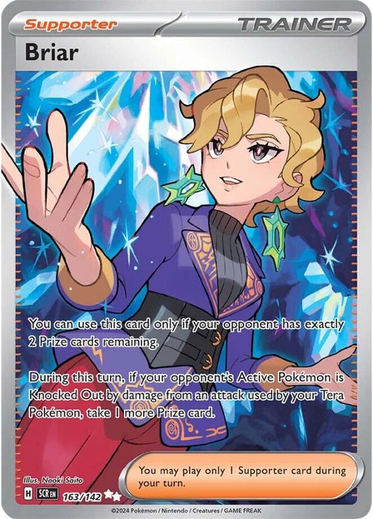 Briar - 163/142 163/142 Ultra Rare Stellar Crown Pokémon card