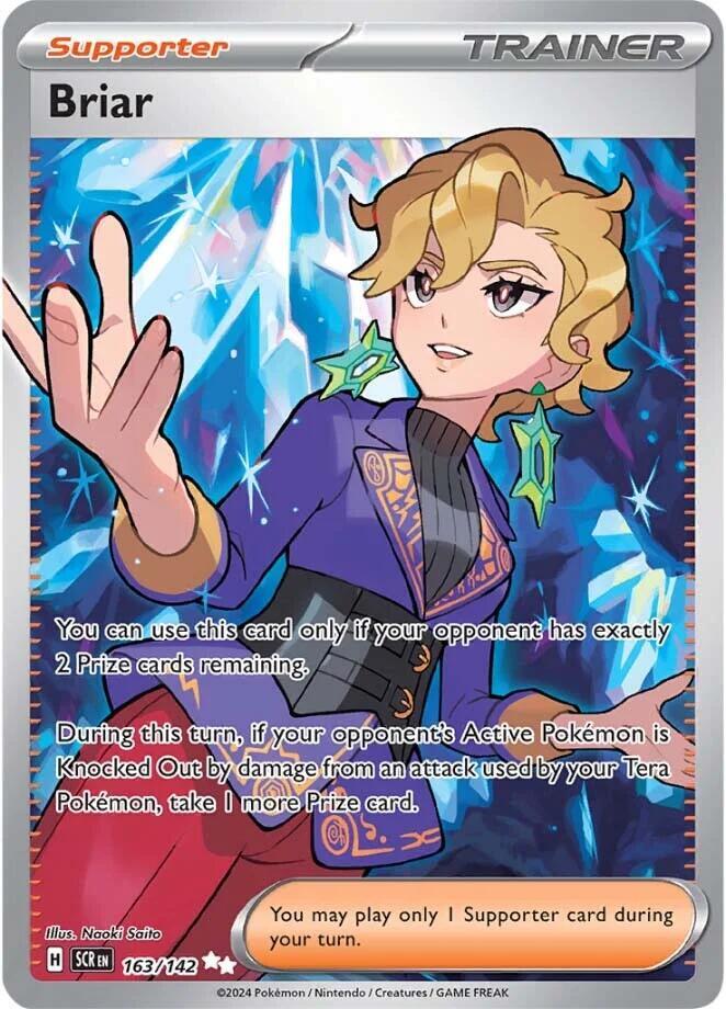 Briar - 163/142 163/142 Ultra Rare Stellar Crown Pokémon card