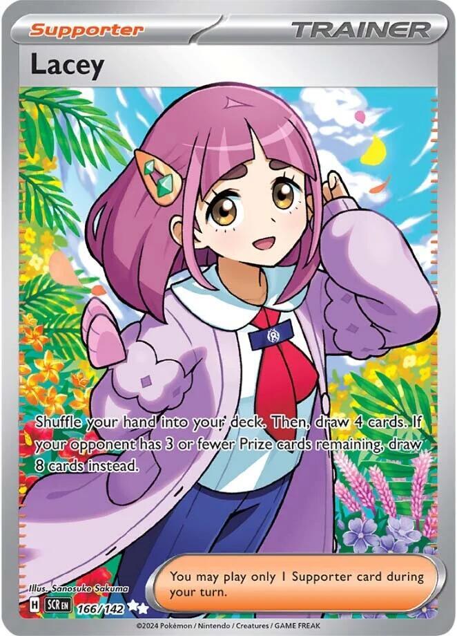 Lacey - 166/142 166/142 Ultra Rare Stellar Crown Pokémon card