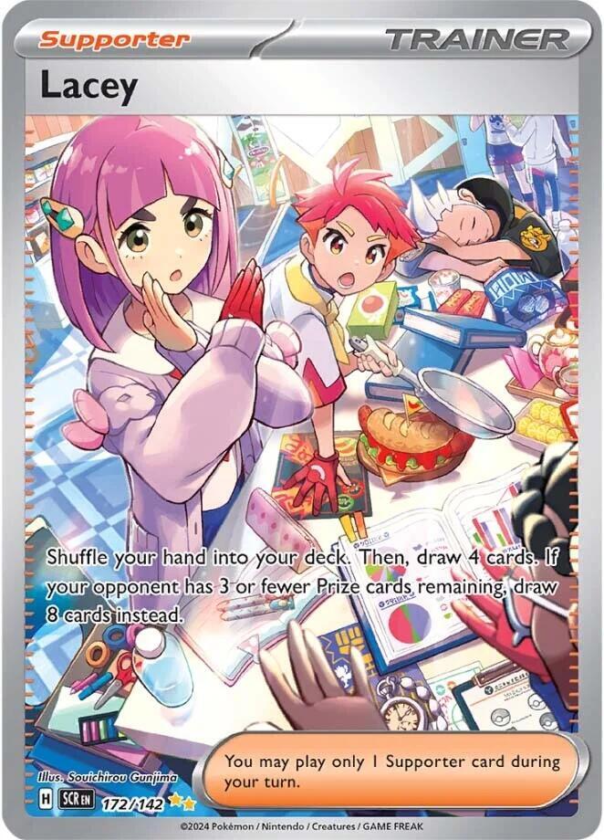 Lacey - 172/142 172/142 Special Illustration Rare Stellar Crown Pokémon card