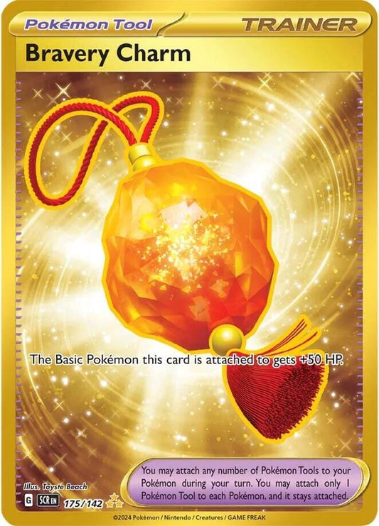 Bravery Charm - 175/142 Hyper Rare SV07: Stellar Crown