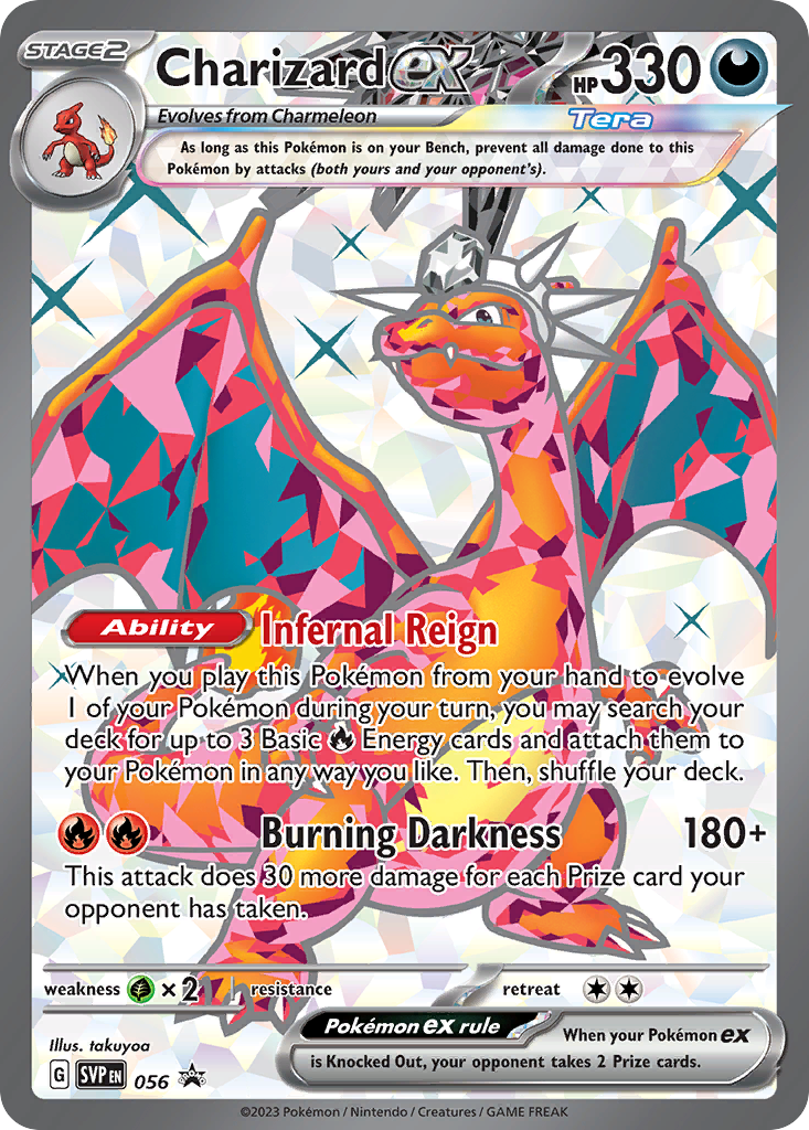 Charizard ex 056/165 Promo Scarlet & Violet Black Star Promos